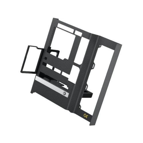 Кутия за компютър Xigmatek Case ATX - Carbonic Black - Carbon Fiber