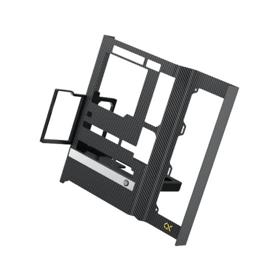 Кутия за компютър Xigmatek Case ATX - Carbonic Black - Carbon Fiber