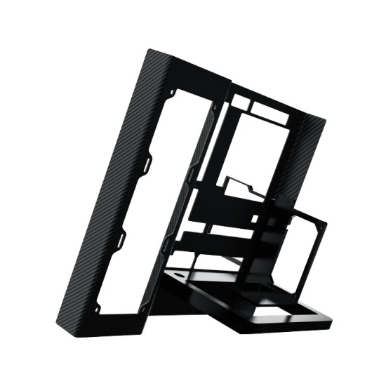 Кутия за компютър Xigmatek Case ATX - Carbonic Black - Carbon Fiber