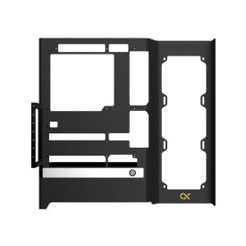 Кутия за компютър Xigmatek Case ATX - Carbonic Black - Carbon Fiber