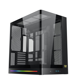 Кутия за компютър Xigmatek Case E-ATX - PANO II AIR - 8 ARGB Fans