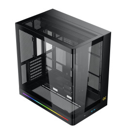 Кутия за компютър Xigmatek Case E-ATX - PANO II AIR - 8 ARGB Fans