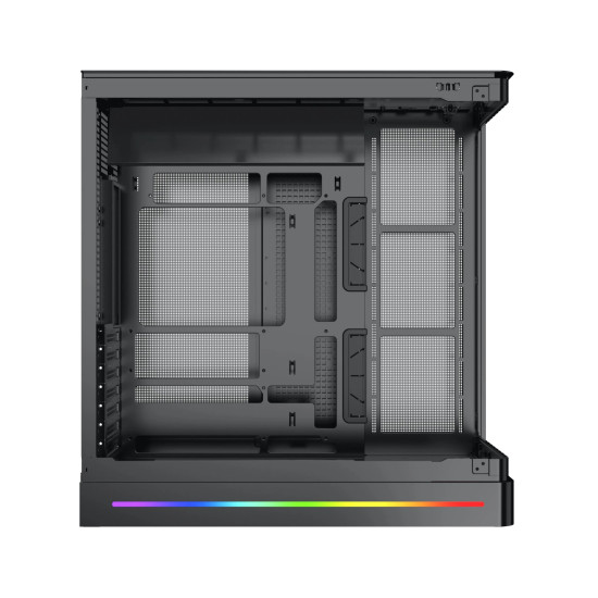 Кутия за компютър Xigmatek Case E-ATX - PANO II AIR - 8 ARGB Fans