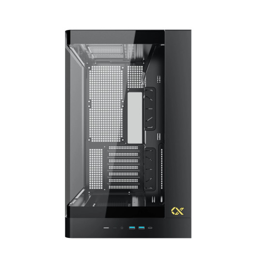Кутия за компютър Xigmatek Case E-ATX - PANO II AIR - 8 ARGB Fans