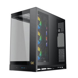 Кутия за компютър Xigmatek Case E-ATX - PANO II AIR - 8 ARGB Fans