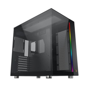 Кутия за компютър Xigmatek AQUA ULTRA AIR - 7 ARGB Fans, Black