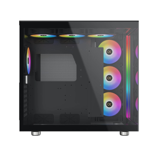 Кутия за компютър Xigmatek AQUA ULTRA AIR - 7 ARGB Fans, Black