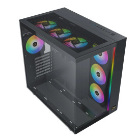 Кутия за компютър Xigmatek AQUA ULTRA AIR - 7 ARGB Fans, Black