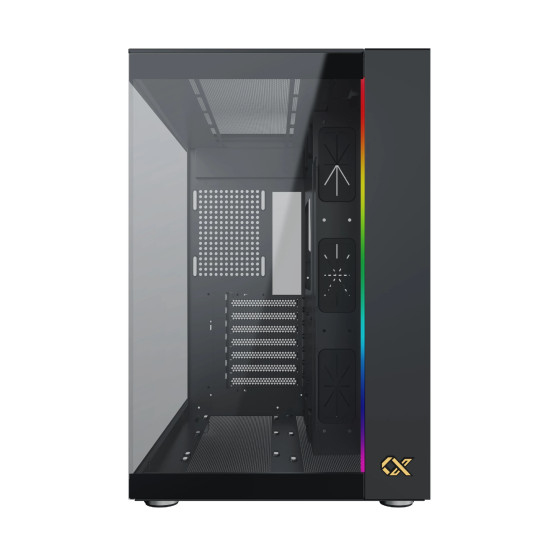 Кутия за компютър Xigmatek AQUA ULTRA AIR - 7 ARGB Fans, Black