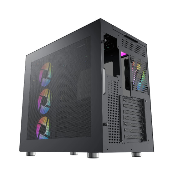 Кутия за компютър Xigmatek AQUA ULTRA AIR - 7 ARGB Fans, Black