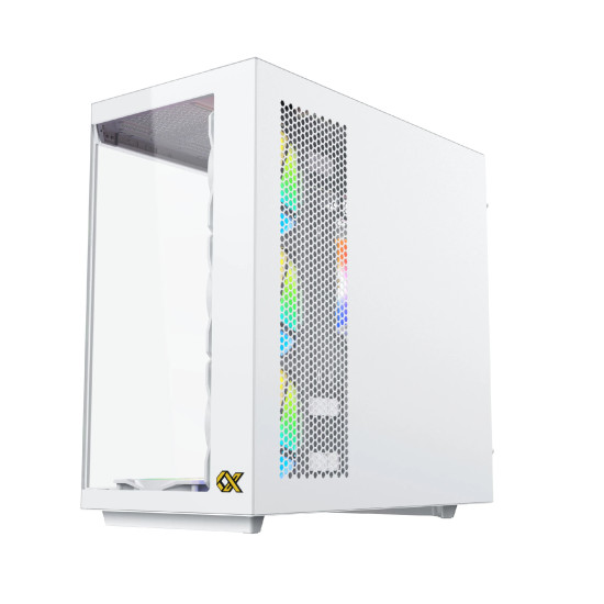 Кутия за компютър Xigmatek Cubi II Arctic - 7 ARGB Fans, White