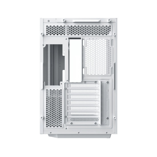 Кутия за компютър Xigmatek Cubi II Arctic - 7 ARGB Fans, White