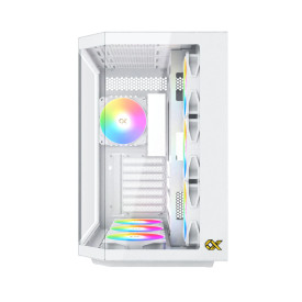 Кутия за компютър Xigmatek Cubi II Arctic - 7 ARGB Fans, White