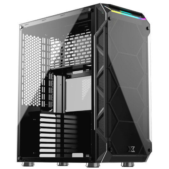 Кутия за компютър Xigmatek Case EATX - Overtake - 6 ARGB Fans