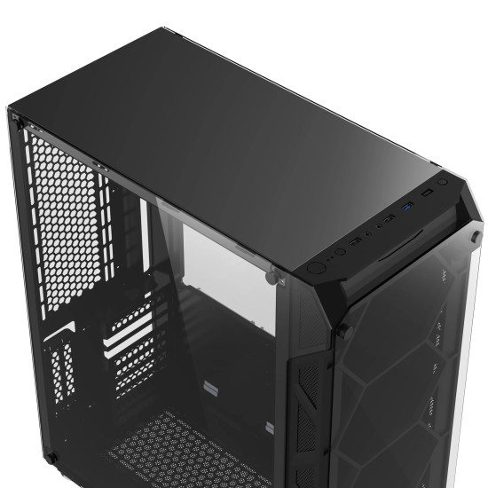 Кутия за компютър Xigmatek Case EATX - Overtake - 6 ARGB Fans
