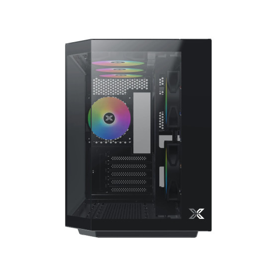Кутия за компютър Xigmatek Case mATX - Cubi M - 6 ARGB Fans