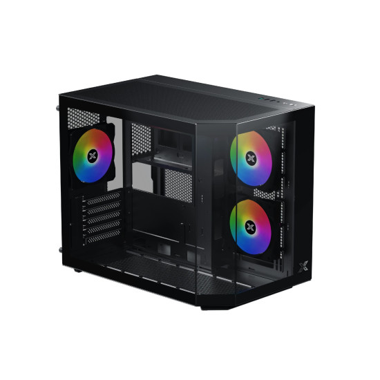 Кутия за компютър Xigmatek Case mATX - Cubi M - 6 ARGB Fans