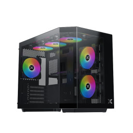 Кутия за компютър Xigmatek Case mATX - Cubi M - 6 ARGB Fans