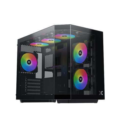 Кутия за компютър Xigmatek Case mATX - Cubi M - 6 ARGB Fans