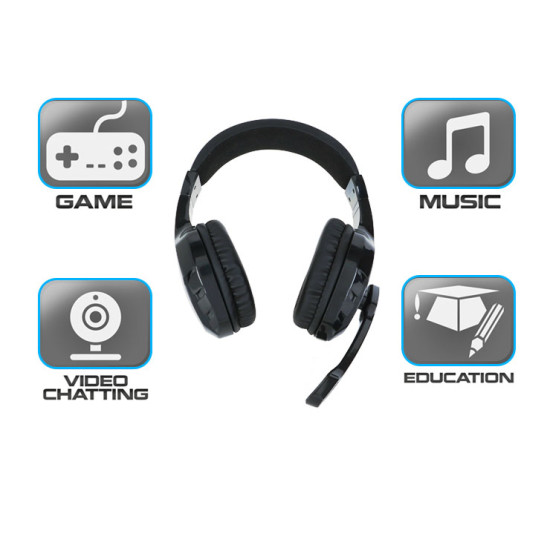 Слушалки Zalman Headphones with mic Gaming ZM-HPS300