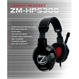 Слушалки Zalman Headphones with mic Gaming ZM-HPS300