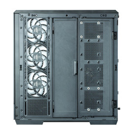 Кутия за компютър Zalman Case ATX - P50 DS Black - Digital Display, Addressable RGB