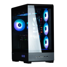Кутия за компютър Zalman Case ATX - P50 DS Black - Digital Display, Addressable RGB