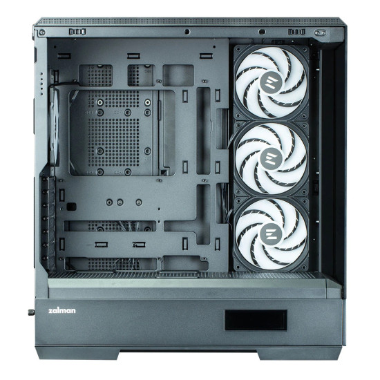 Кутия за компютър Zalman Case ATX - P50 DS Black - Digital Display, Addressable RGB