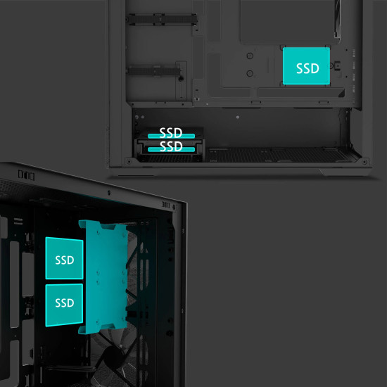 Кутия за компютър Zalman Case mATX - P30 AIR Black