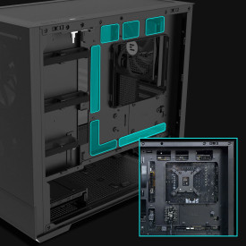 Кутия за компютър Zalman Case mATX - P30 AIR Black