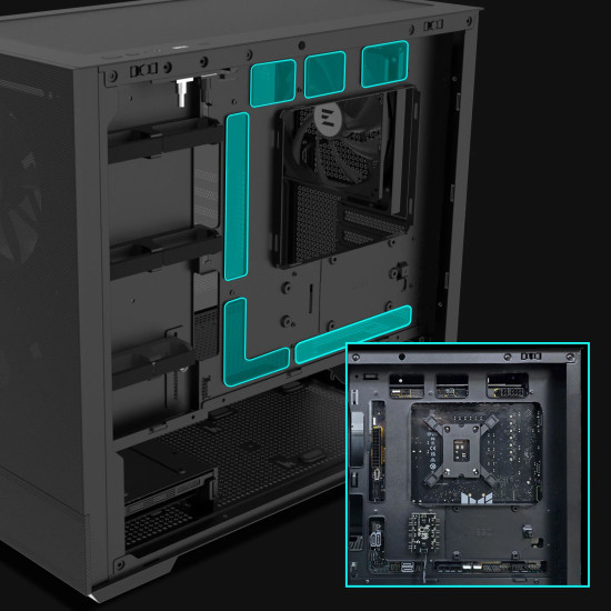Кутия за компютър Zalman Case mATX - P30 AIR Black
