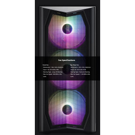 Кутия за компютър Zalman Case ATX - N4 - RGB, Tempered Glass