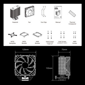 Oхладител за процесор Zalman CNPS9X OPTIMA2 - LGA1851/AM5