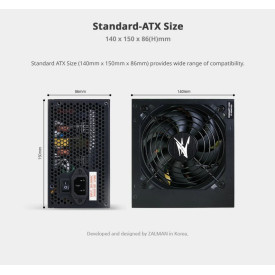 Захранване Zalman PSU MegaMax 800W 80+ ZM800-TXII