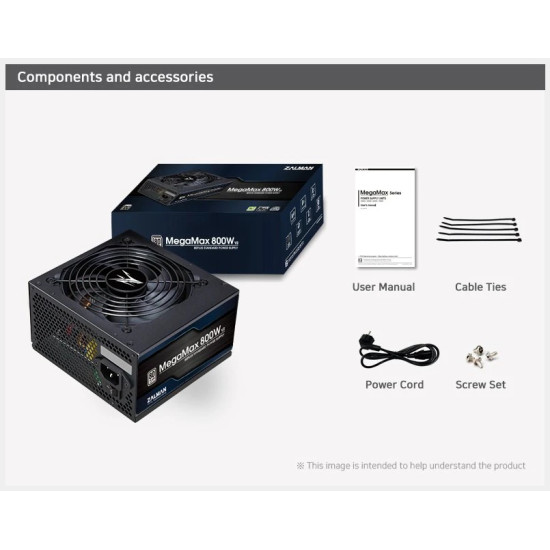 Захранване Zalman PSU MegaMax 800W 80+ ZM800-TXII