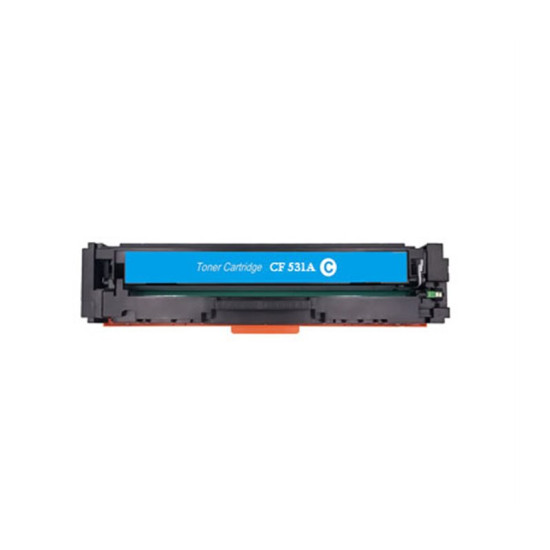 Съвместима тонер касета HP CF531A CYAN Съвместима тонер касета HP CF531A CYAN