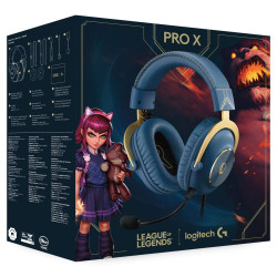 Слушалки Logitech G Pro X Gaming - League of Legends Edition