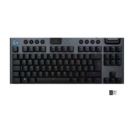 Безжична клавиатура Logitech G913 Lightspeed TKL, Black
