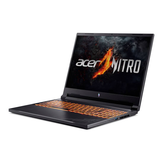 Лаптоп Acer Nitro 16 ANV16-71-71N0, Intel Core i7-14650HX, 16 инча, FHD IPS, 165Hz, 16GB DDR5, 1TB SSD, RTX4060 8GB, Wi-Fi + BT, Black