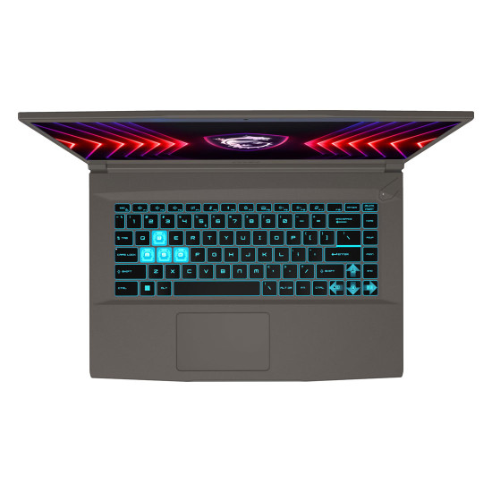 Лаптоп MSI Thin 15 B12UC, i5-12450H, RTX3050 4GB, 15.6 инча FHD 1920x1080, 144Hz IPS, 8GB RAM, 512GB SSD