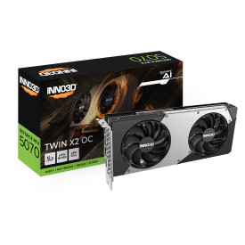 Видеокарта Inno3D GeForce RTX5070 Twin X2 OC, 12GB GDDR7