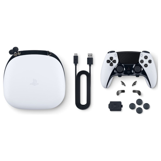 Безжичен контролер Sony PlayStation DualSense Edge (PS5), White