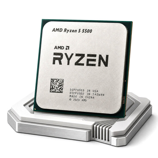 Процесор AMD Ryzen 5 5500, AM4, 6C/12T, 4.20GHz, 16MB L3 Cache, Tray