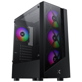 Геймърски компютър PCTech.RIGS Zenith I - AMD Ryzen 5 5500, Radeon RX7600 8GB, 16GB DDR4, 512GB SSD, Windows 11 Pro