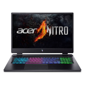 Лаптоп Acer Nitro 17, AN17-42-R9QJ, AMD Ryzen 7 8845HS, 17.3 инча QHD IPS, 165Hz, 16 GB DDR5, 1TB SSD, RTX 4070 8GB