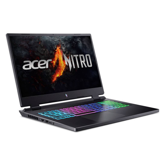 Лаптоп Acer Nitro 17, AN17-42-R9QJ, AMD Ryzen 7 8845HS, 17.3 инча QHD IPS, 165Hz, 16 GB DDR5, 1TB SSD, RTX 4070 8GB