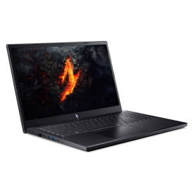 Лаптоп Acer Nitro V15 ANV15-41-R72Q, AMD Ryzen 5 6600H, 15.6 инча, FHD (1920x1080) IPS, 165Hz, 16GB DDR5, 512GB SSD, GeForce RTX3050 6GB GDDR6, Wi-Fi, BT, Black