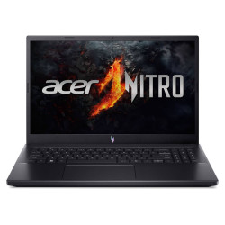 Лаптоп Acer Nitro V15 ANV15-41-R72Q, AMD Ryzen 5 6600H, 15.6 инча, FHD (1920x1080) IPS, 165Hz, 16GB DDR5, 512GB SSD, GeForce RTX3050 6GB GDDR6, Wi-Fi, BT, Black