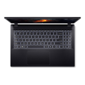 Лаптоп Acer Nitro V15 ANV15-41-R72Q, AMD Ryzen 5 6600H, 15.6 инча, FHD (1920x1080) IPS, 165Hz, 16GB DDR5, 512GB SSD, GeForce RTX3050 6GB GDDR6, Wi-Fi, BT, Black