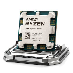 Процесор AMD Ryzen 5 7500F, AM5, 6C/12T, 5.00GHz, 32MB L3 Cache, Tray